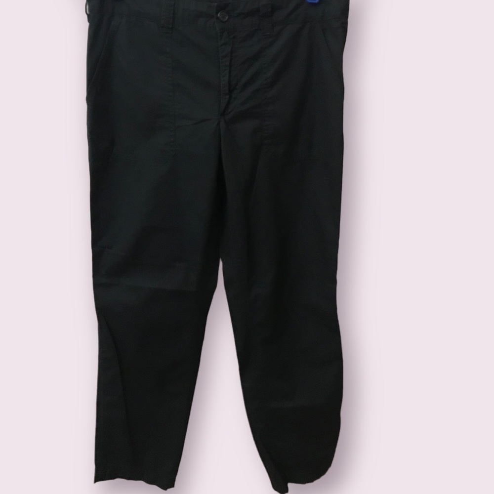 𝅺LAUREN Ralph Lauren Womens Cotton Black Straight Mid Rise Denim Pants Size 6